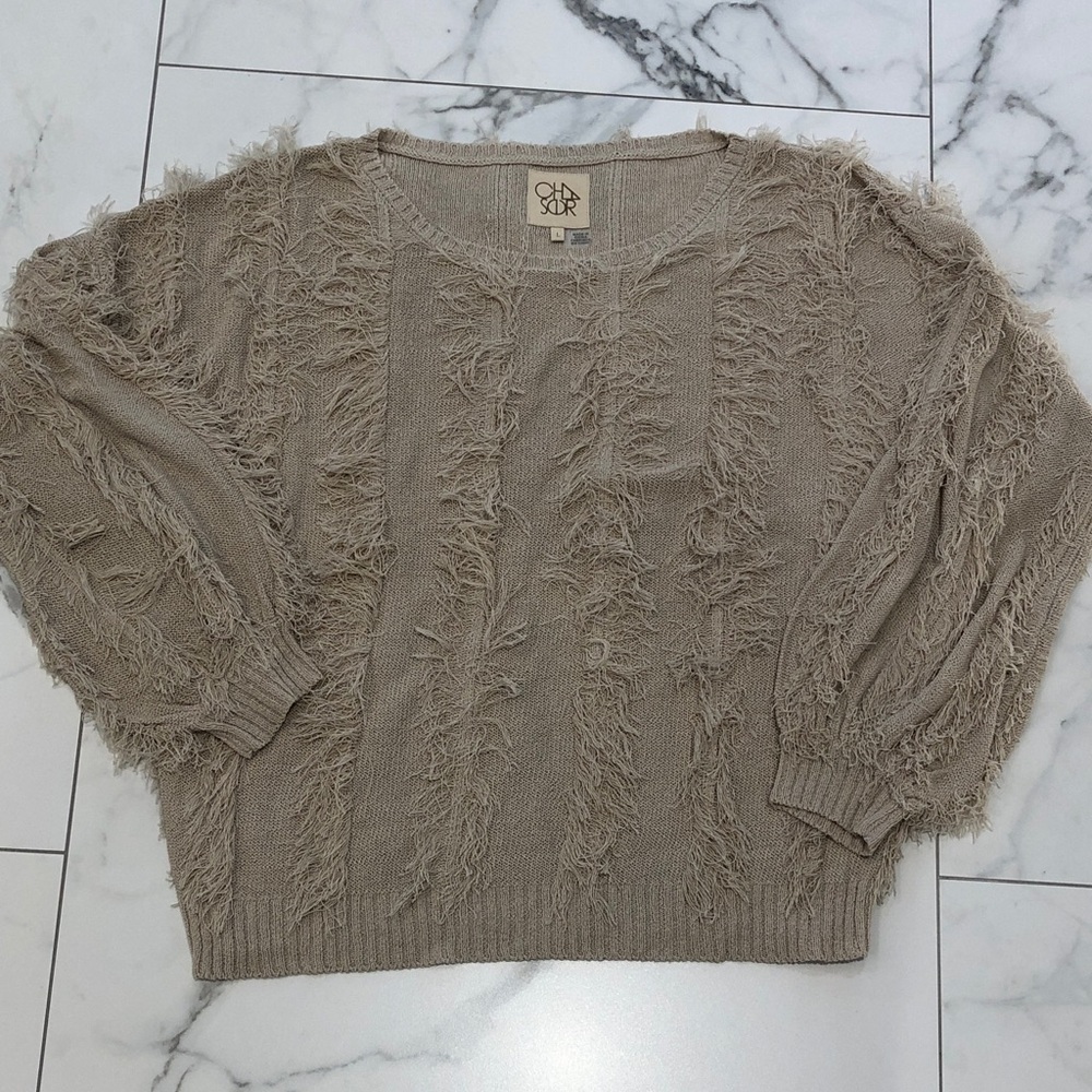 Women's Tan Sweater